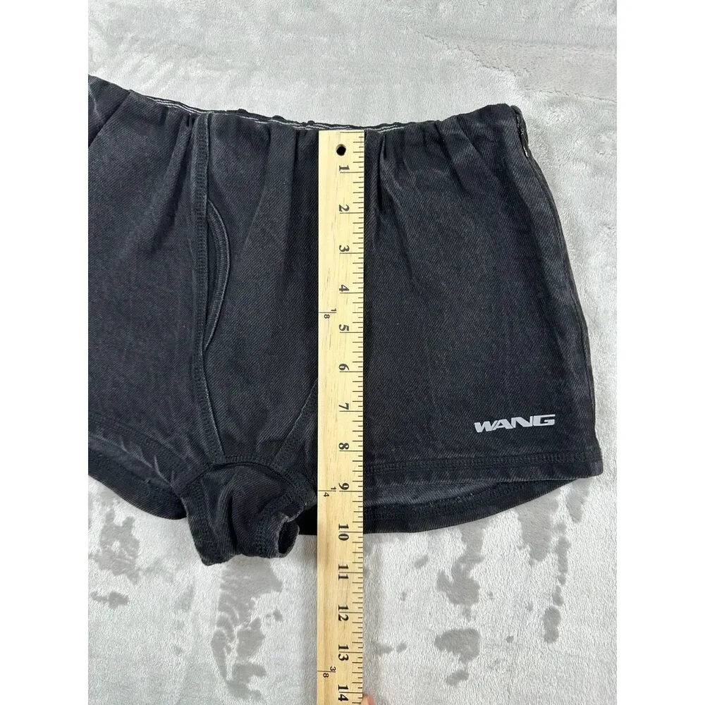 Alexander Wang SAMPLE Float Shorts Faded Black Elastic Waistband - No Size‎